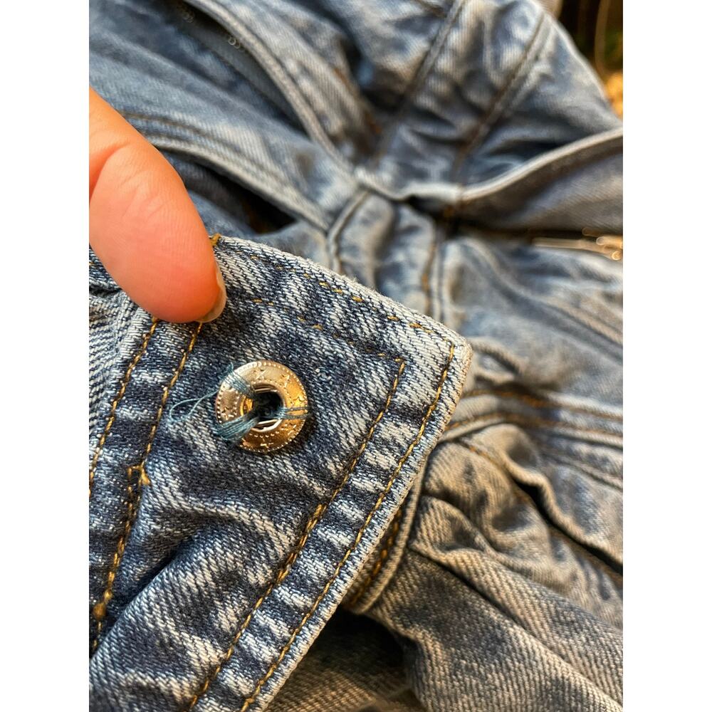 RONNY KOBO Eugene Denim Jumpsuit In Blue Size X Small - Picture 9 of 9